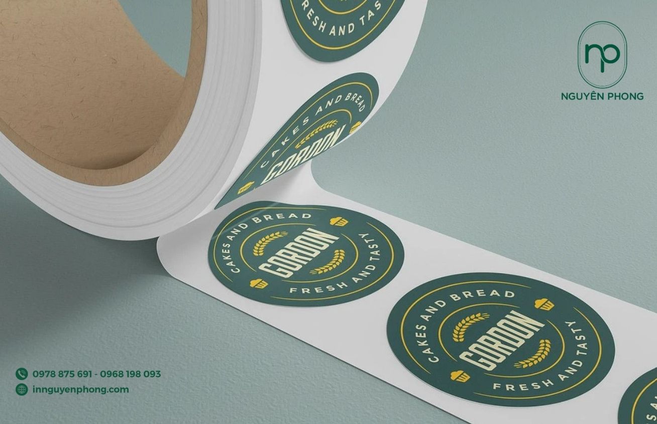 Mẫu decal cuộn in sắc nét